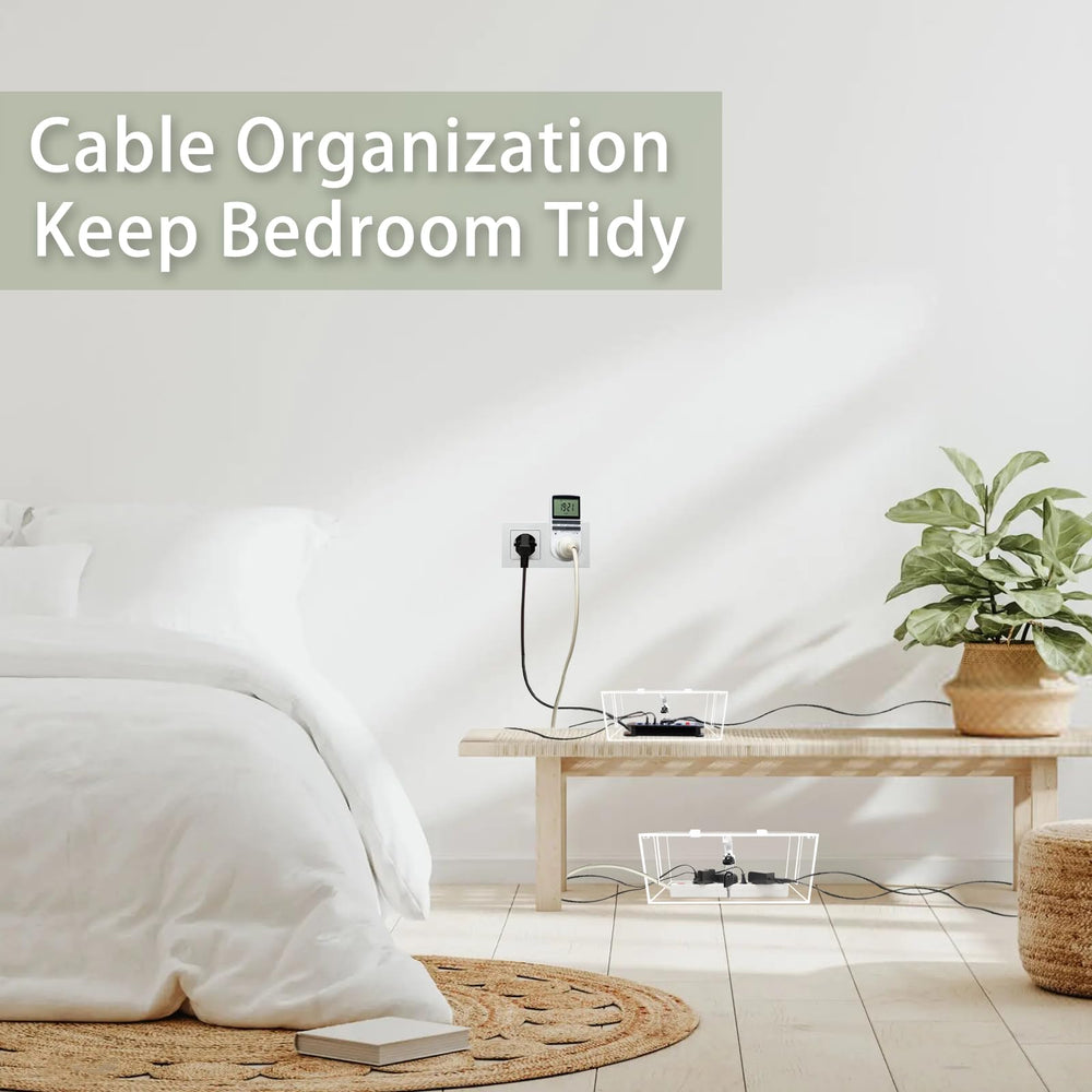 PILISPARK TV cable hide keeps entertainment area clean and organized.