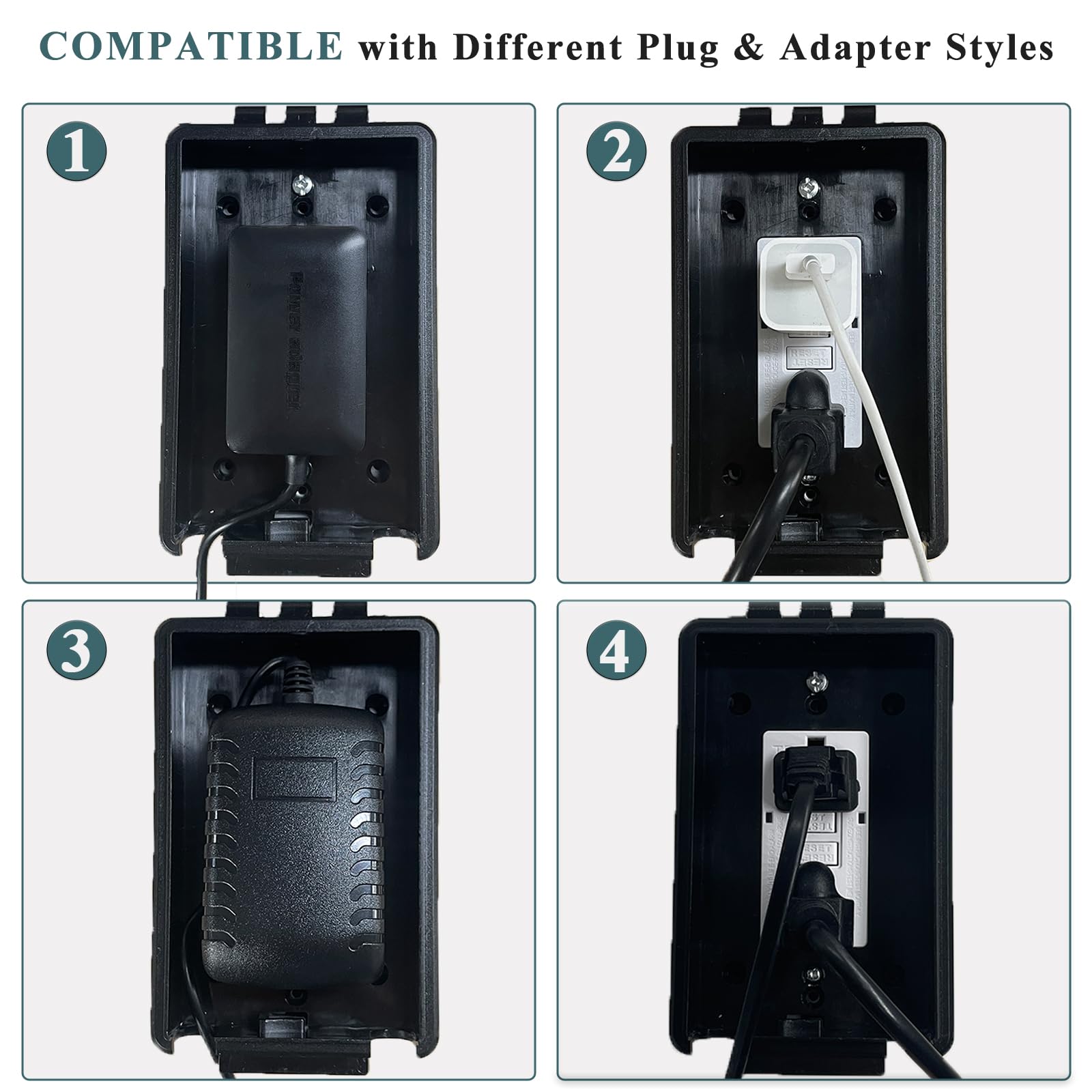 PILISPARK weatherproof outlet box suitable for moisture-prone areas