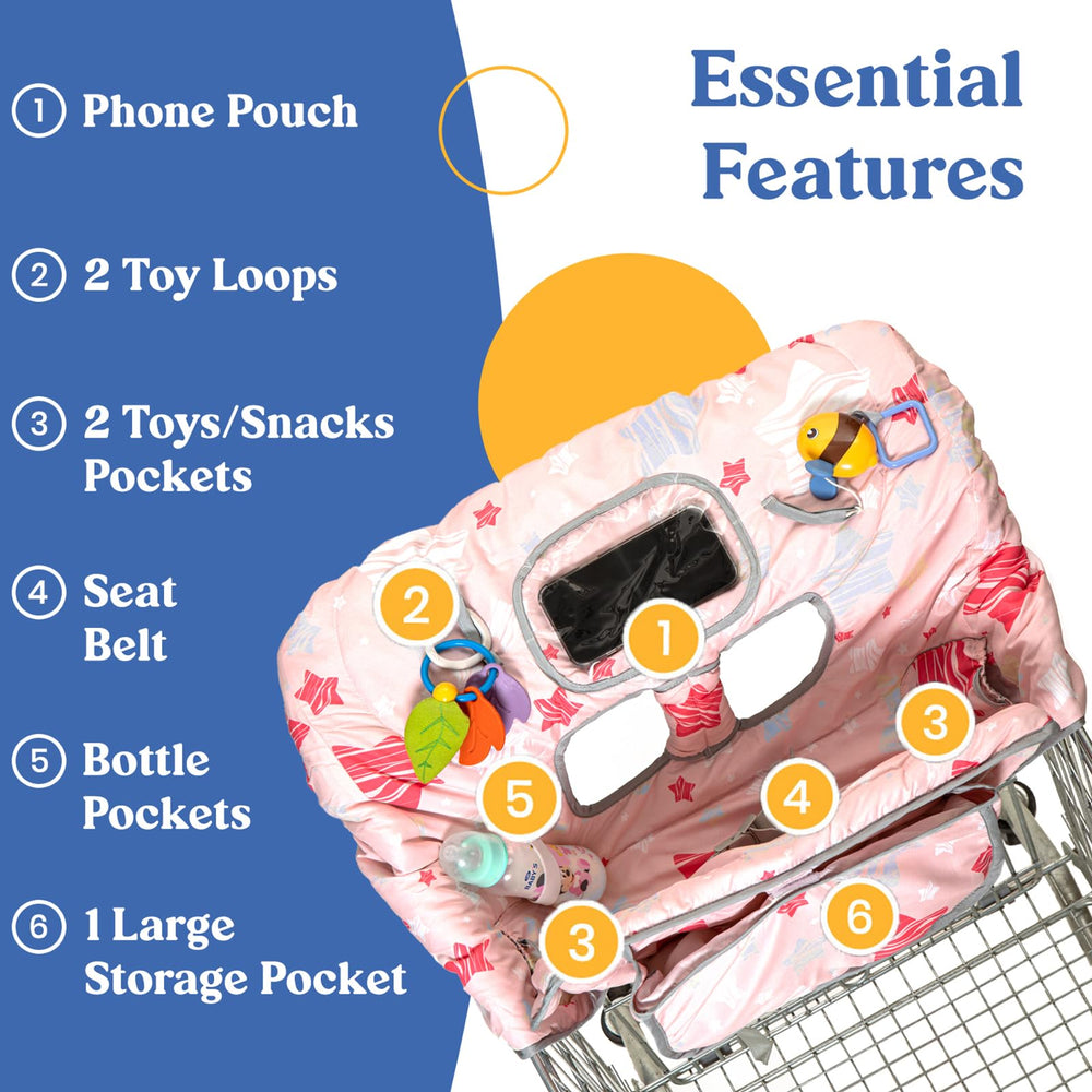 Pillani anti-slip bottom pad detail secures seated baby