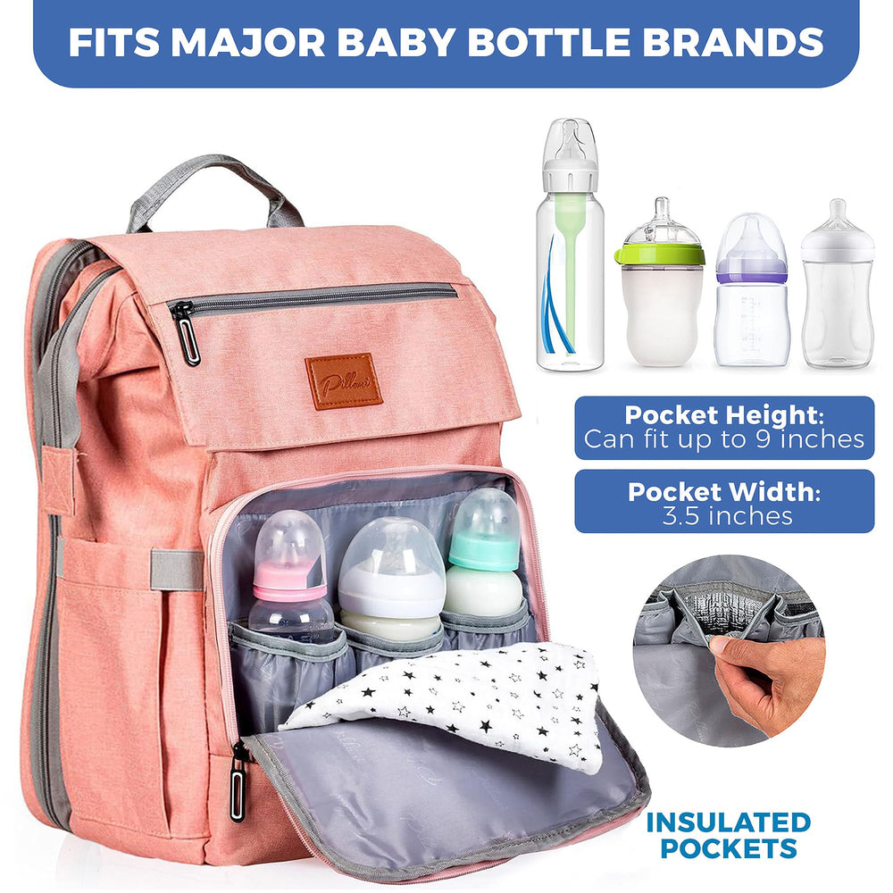 PILLANI diaper bag waterproof fabric emphasizes durability during wet seasons