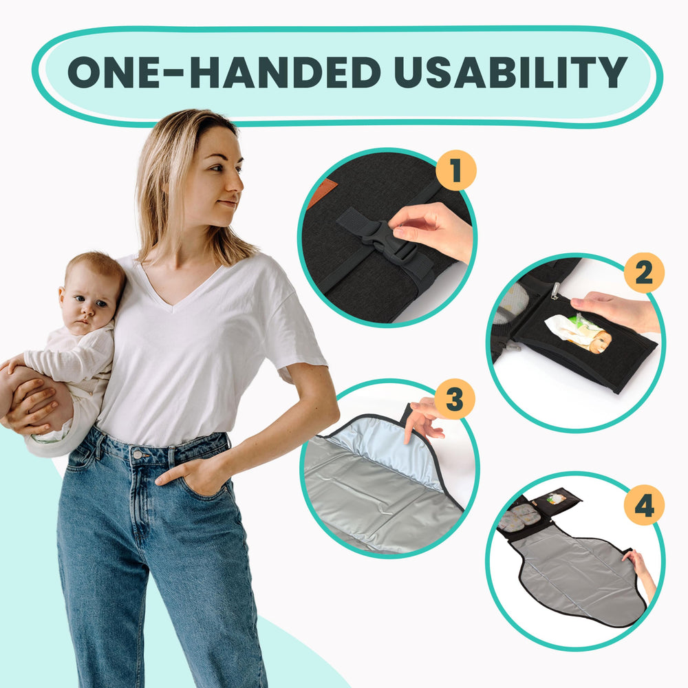 PILLANI baby-registry-ready changing station makes a practical gift for new parents