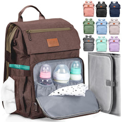 PILLANI diaper bag backpack front pocket keeps keys handy during outings.