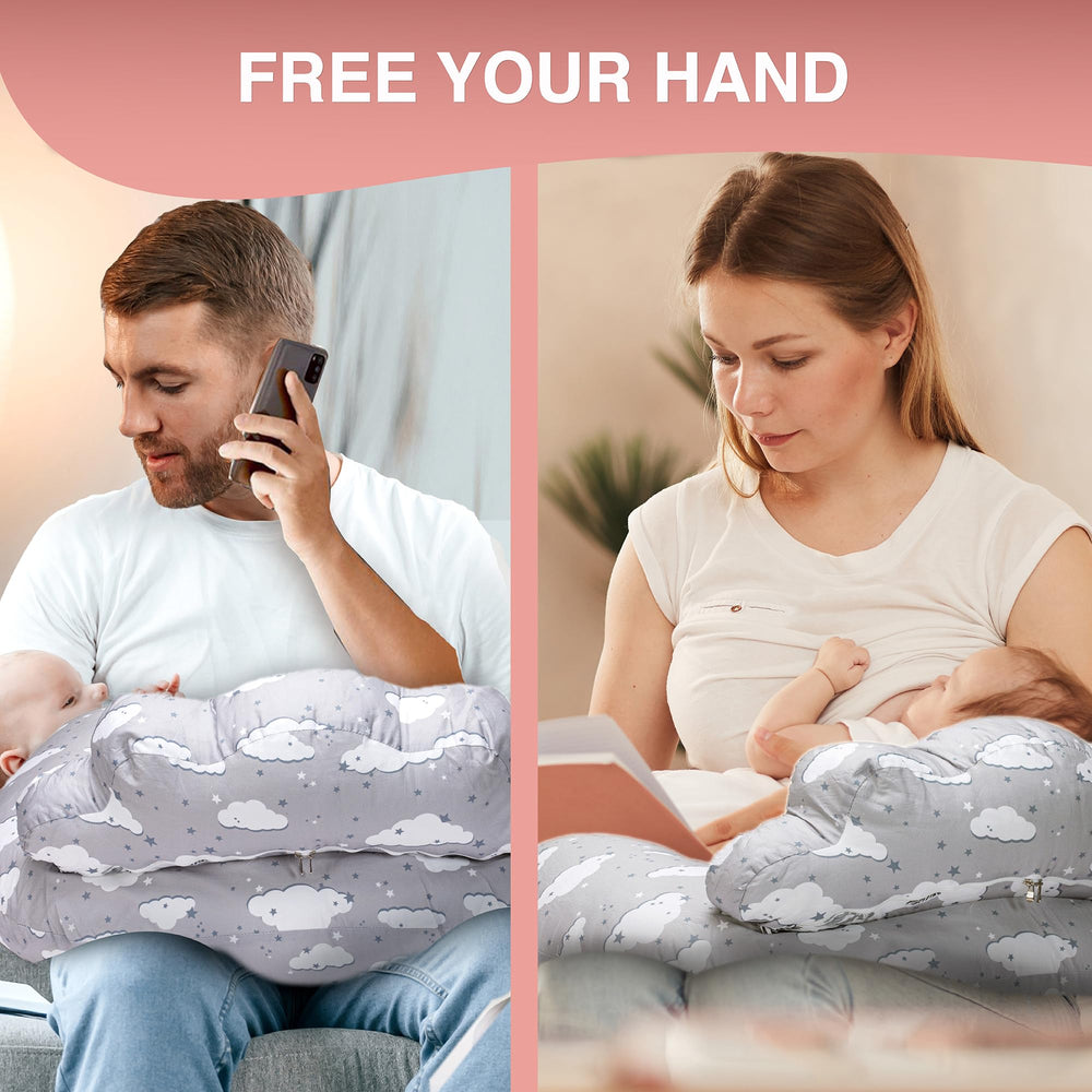 PILLANI nursing pillow gift-ready packaging for baby showers and registries