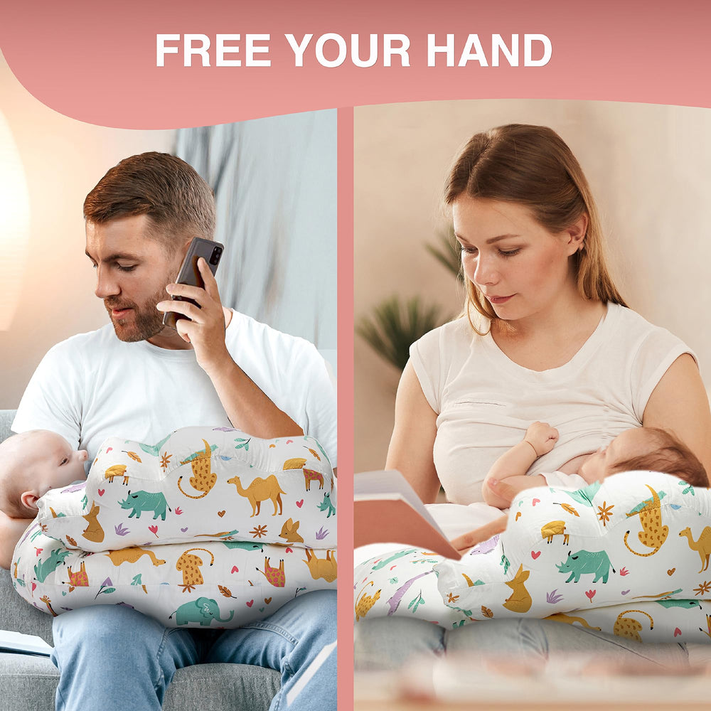 PILLANI nursing pillow gift-ready packaging for baby showers.