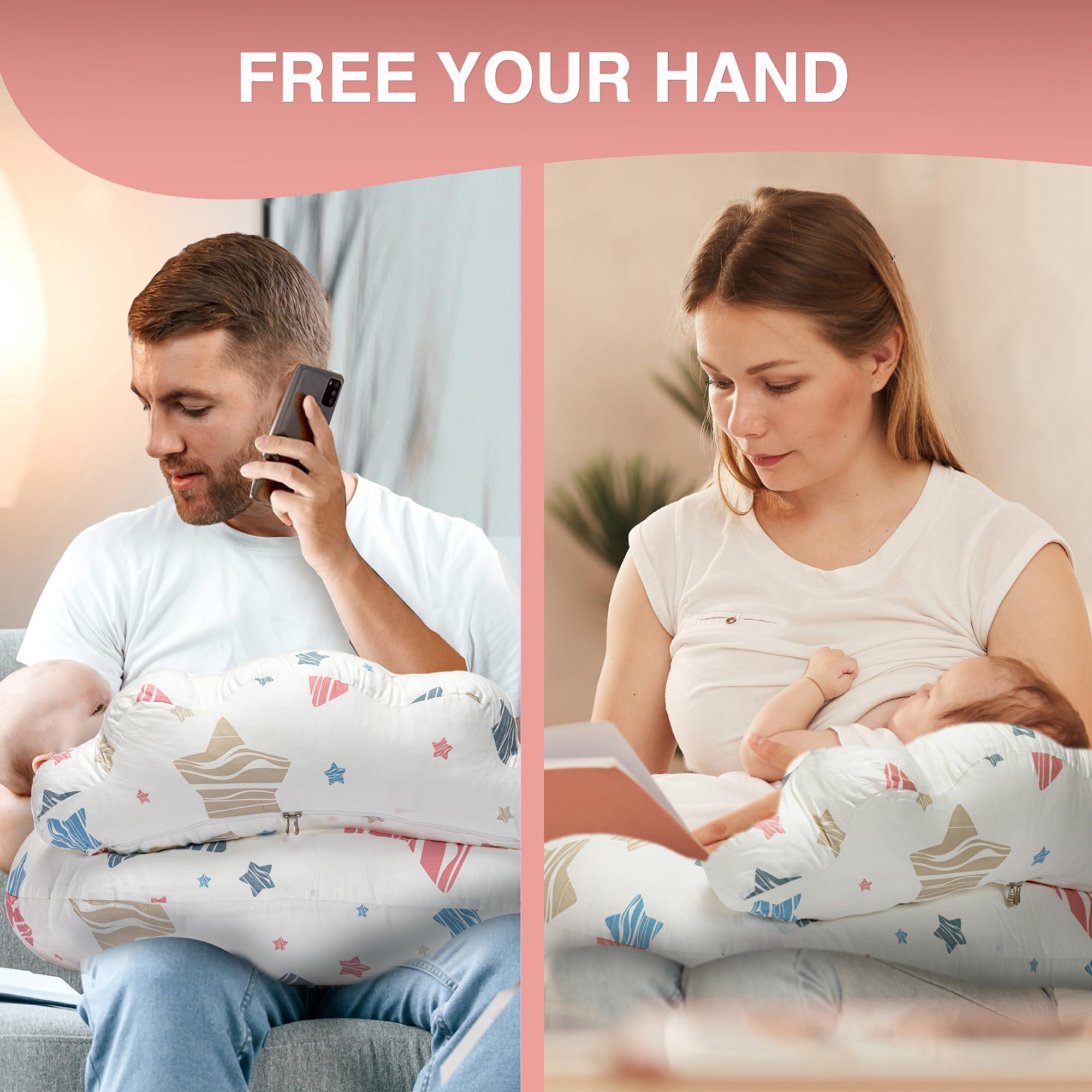 PILLANI gift-ready nursing pillow for baby showers and new moms.