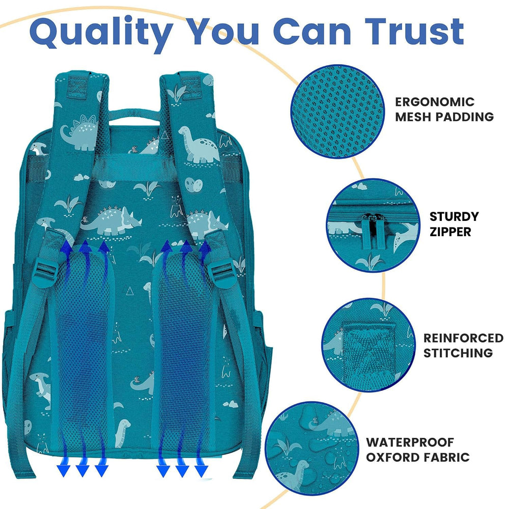 Pillani padded adjustable straps provide comfort during long outings.