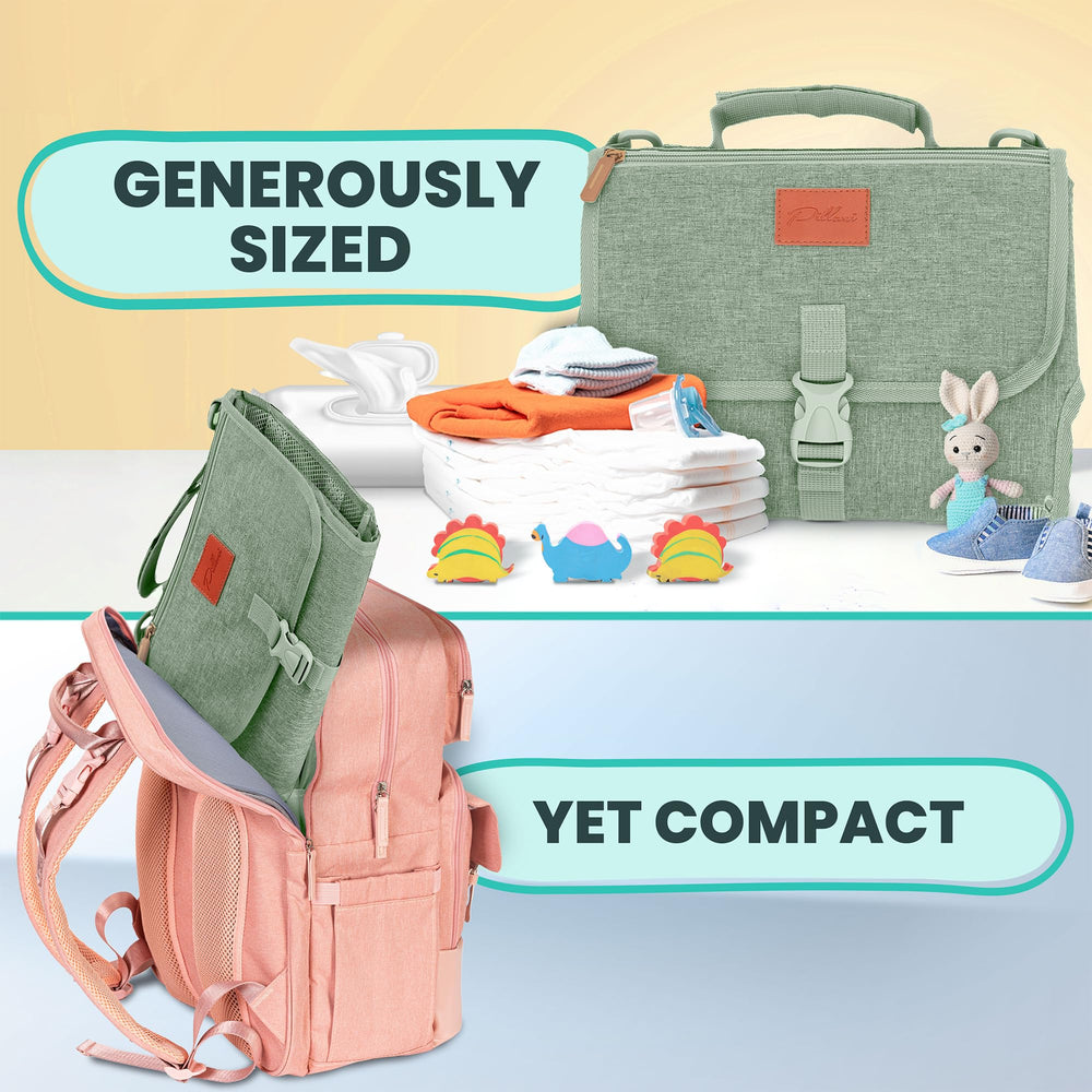 Pillani detachable storage expands baby essentials without clutter