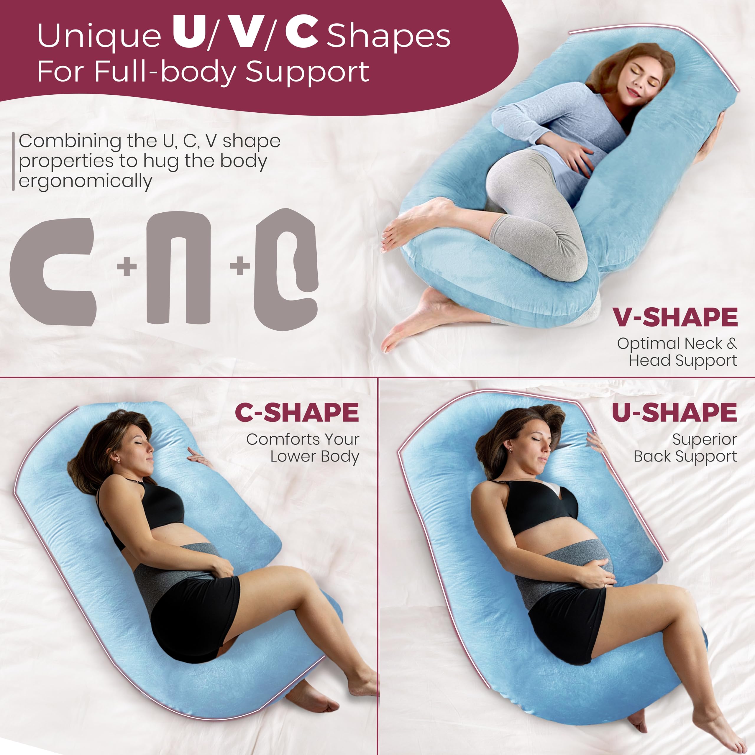 PILLANI pregnant-woman use demonstrates restful nights and versatile support