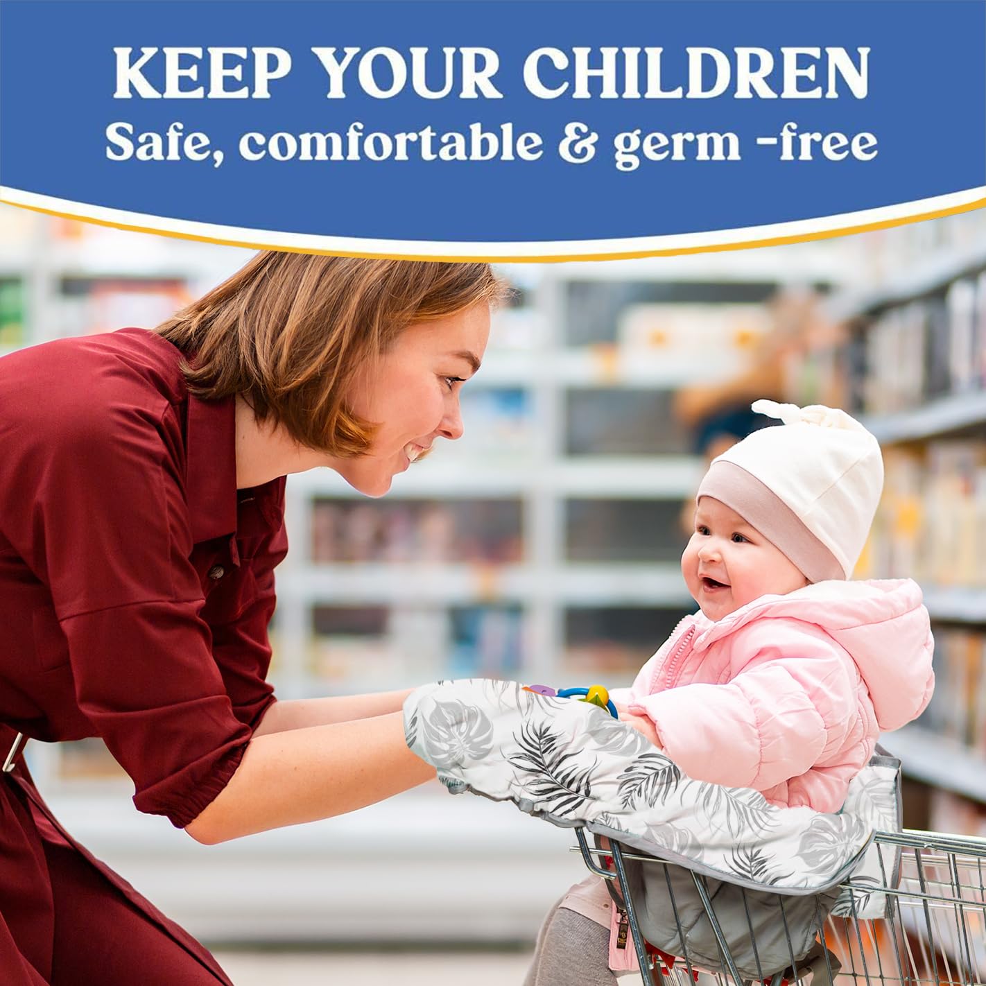 PILLANI compact folded cart cover ready for travel and storage