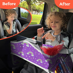 PILLANI travel tray folded for compact storage and easy portability.