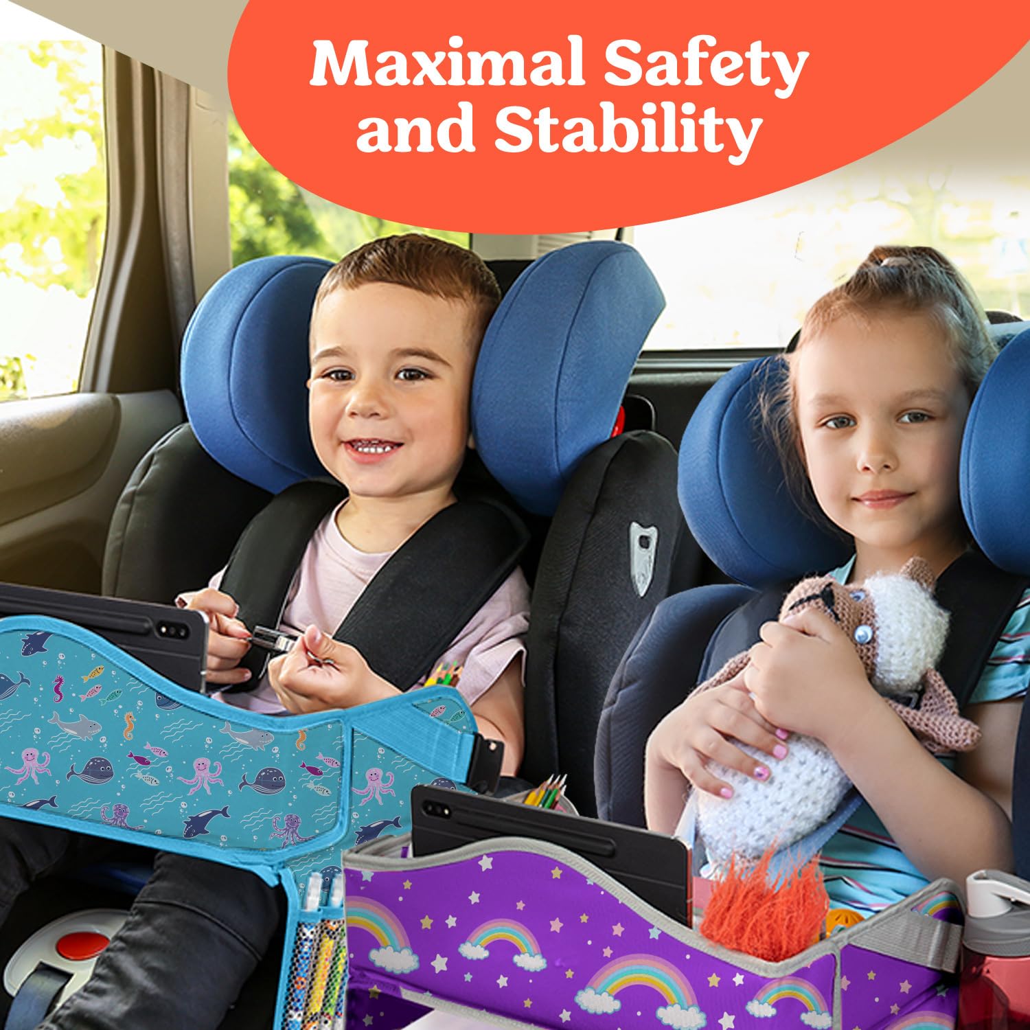 PILLANI travel tray padded shoulder strap enables comfortable carrying.