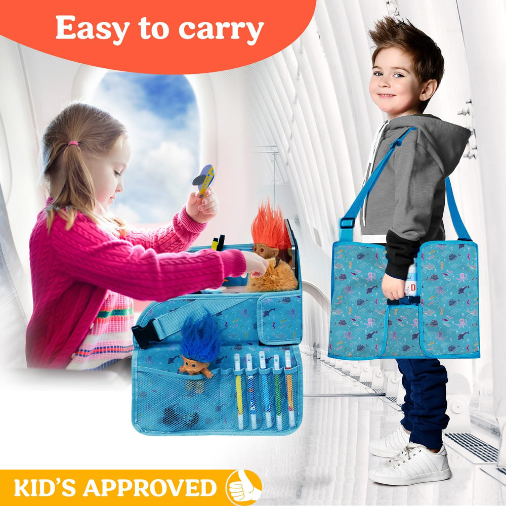 PILLANI travel tray water bottle holder keeps drinks within easy reach.