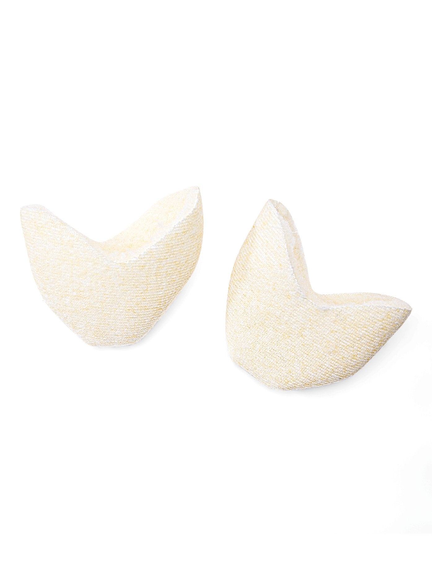 Pillows For Pointes Lambs Wool Pillow in cream, large size for toe alignment and comfort.