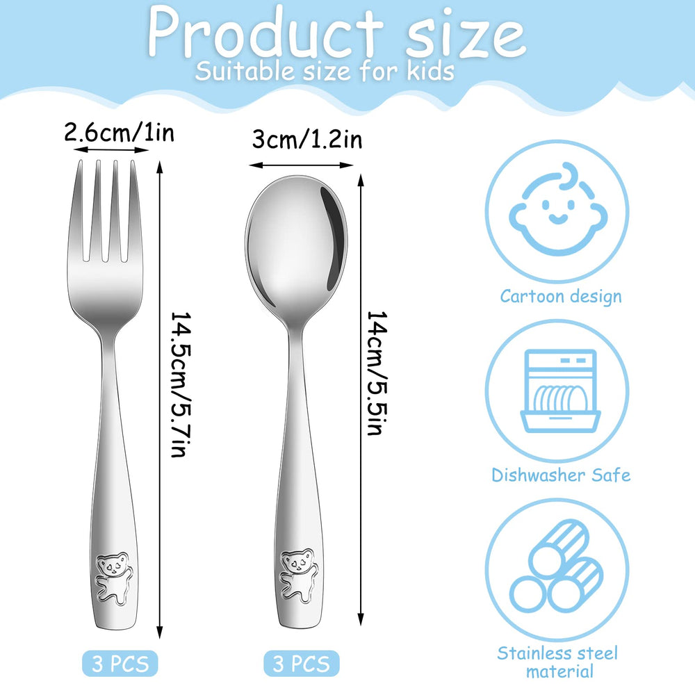 Pimoys toddler forks close-up showing rounded tines for safety