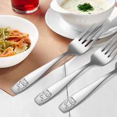 Pimoys dishwasher-safe toddler silverware for simple cleanup