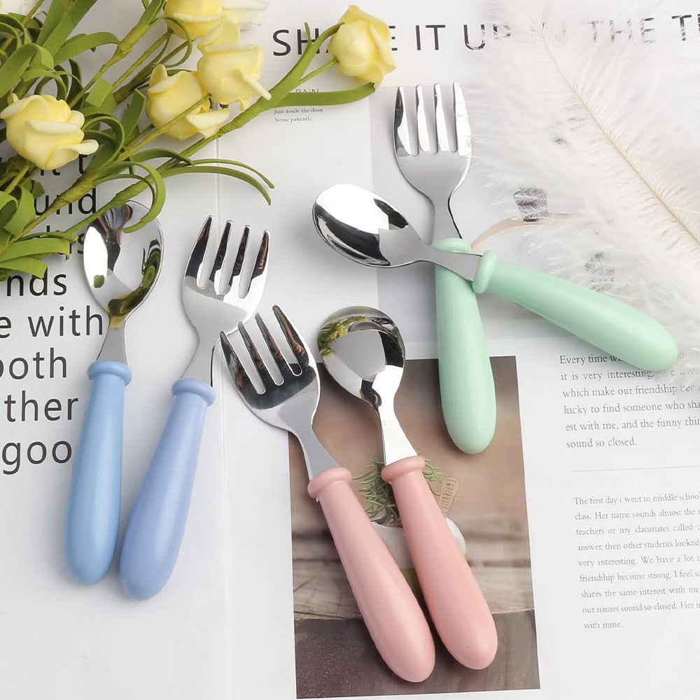 Pimoys BPA-free stainless utensils offer durable daily use.