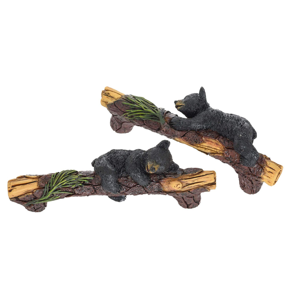 Pine Ridge bear knob closeup highlights zinc alloy construction and smooth finish.