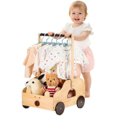 PineapplePapa wooden bear design crate with wheels as a charming baby shower centerpiece