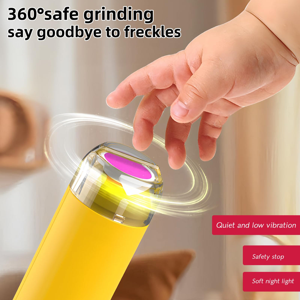 PINjiaju six grinding heads and nail clipper set for infant and adult nails.