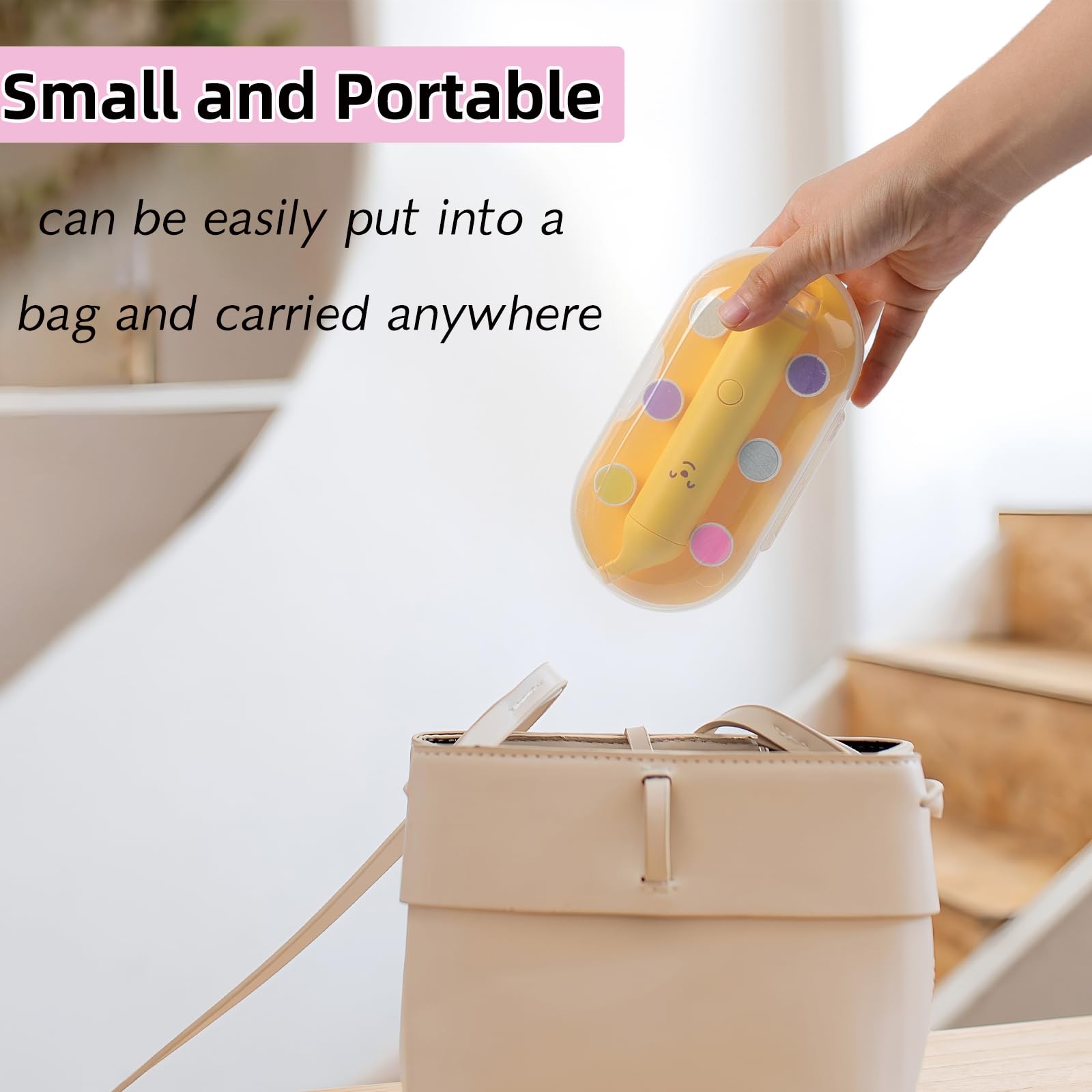 PINjiaju travel-friendly nail care kit for on-the-go parents.