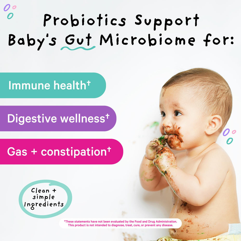 Pink Stork Baby Probiotic Drops no-drip syringe enables precise dosing for families.