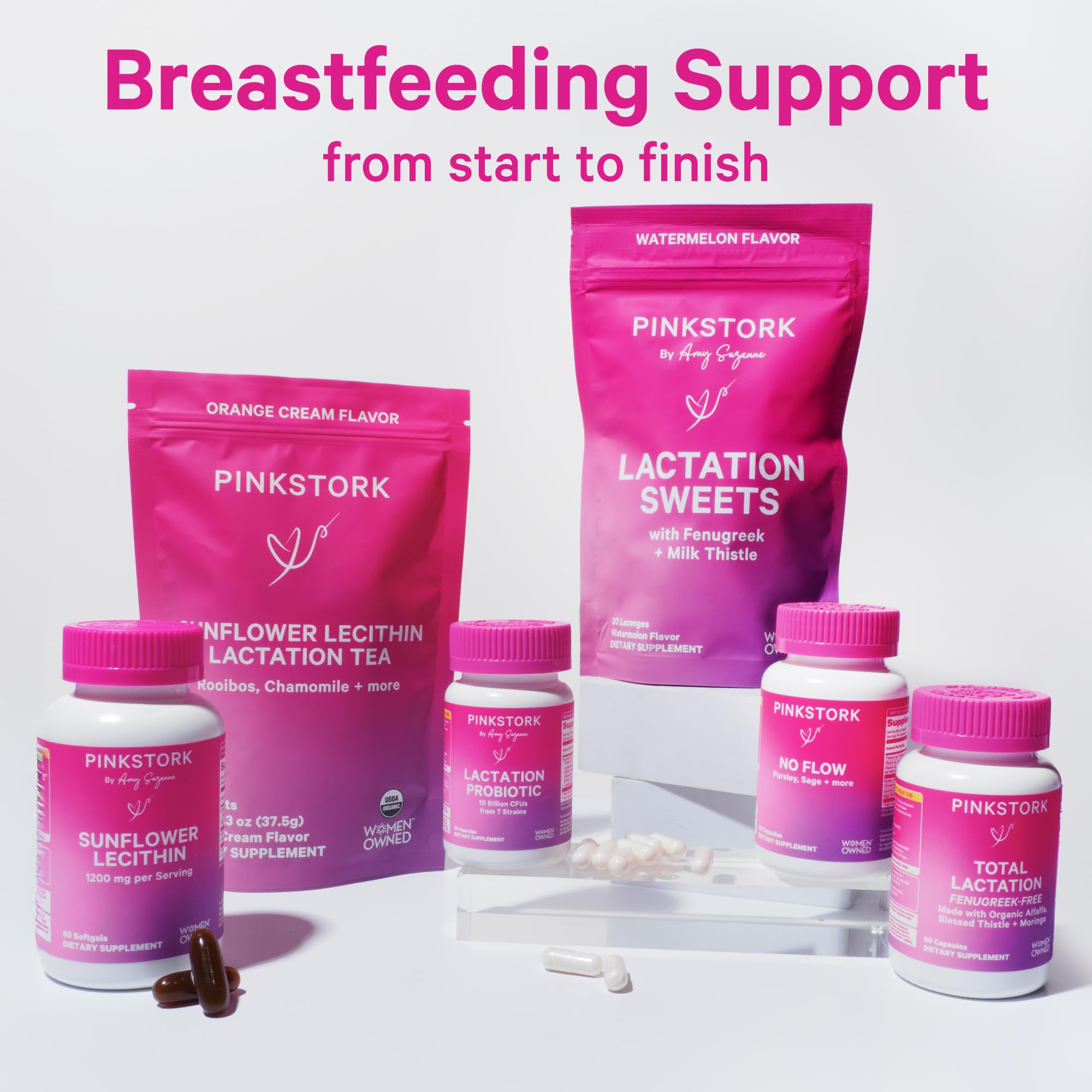 pink stork pumping moms fennel seeds highlight soothing digestive aid