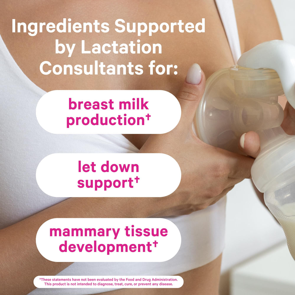 pink stork pumping moms goats rue ingredients highlight traditional lactation herbs