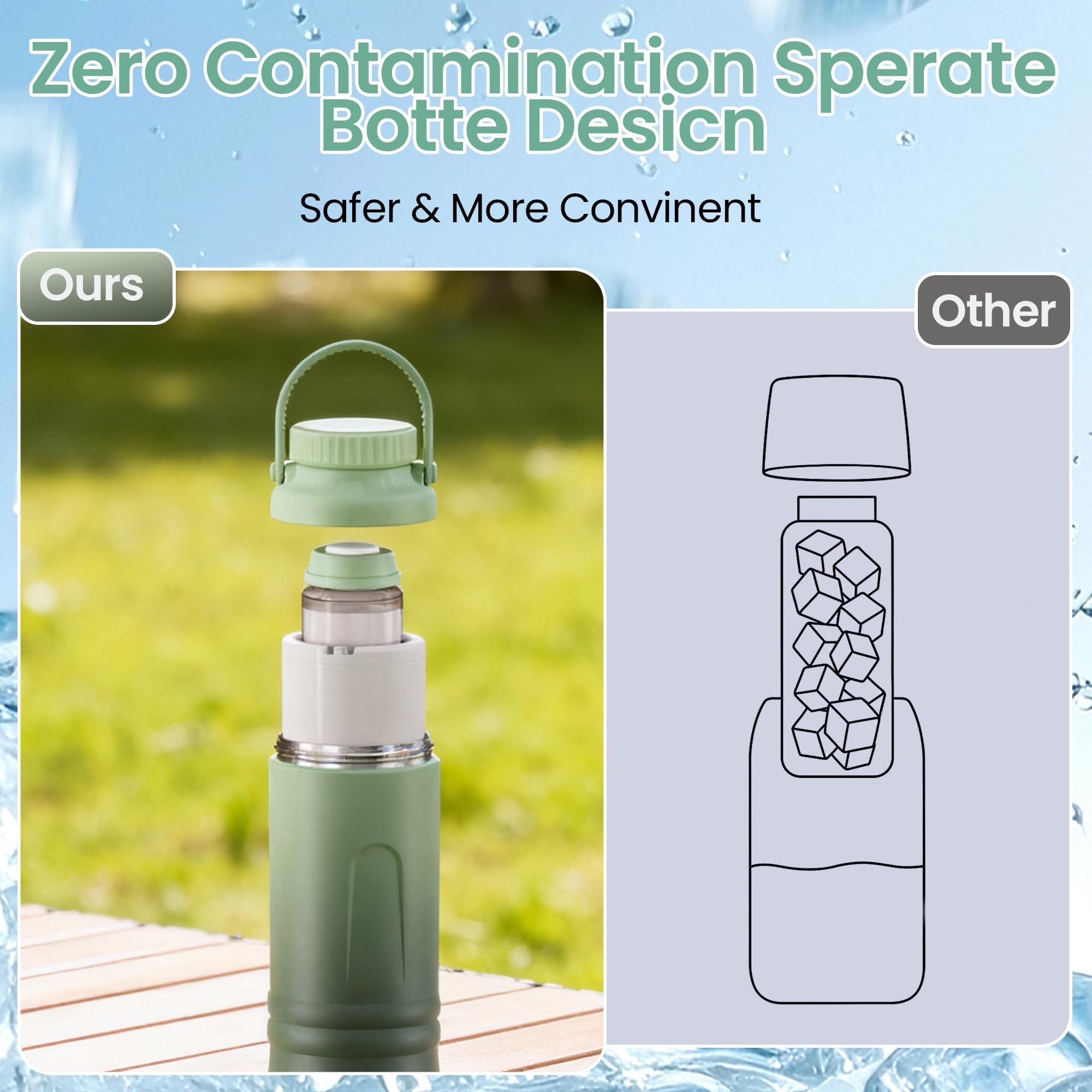 Pinkart inner bottles are dishwasher-safe for quick cleanup after busy days.