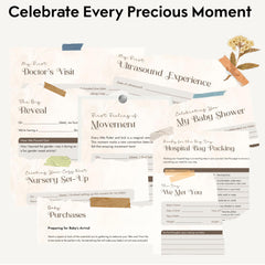 Pinkify It journey tracker spread guides week-by-week updates and memories.