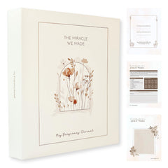 Pinkify It pregnancy journal cover emphasizes memory-keeping with stylish design.