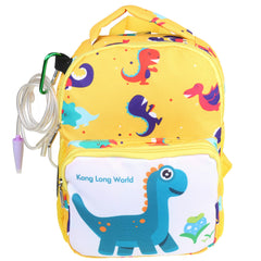 pinklilycare feeding-tube-backpack back view highlighting adjustable straps.
