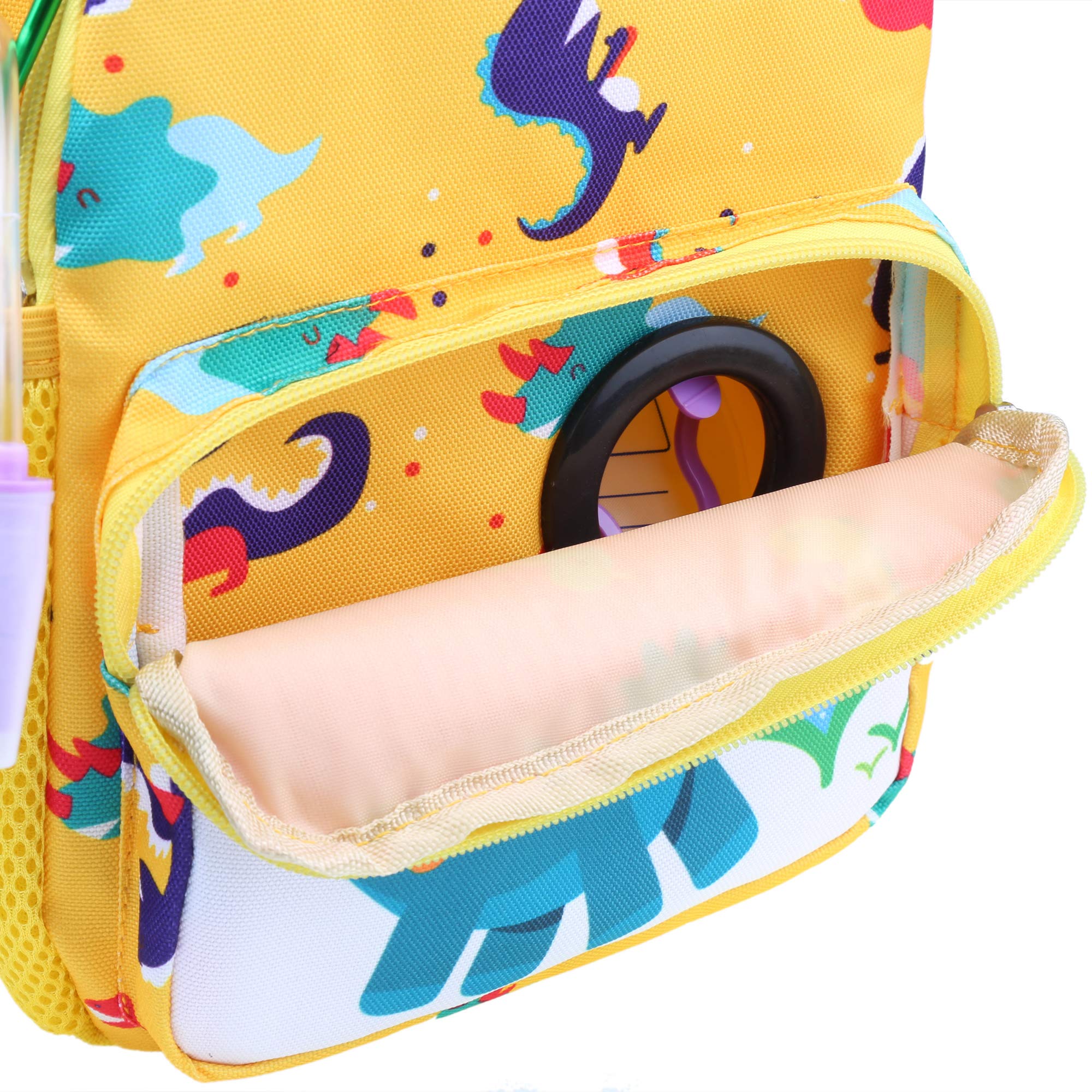 pinklilycare feeding-tube-backpack ice-pack-ready side pocket in use.