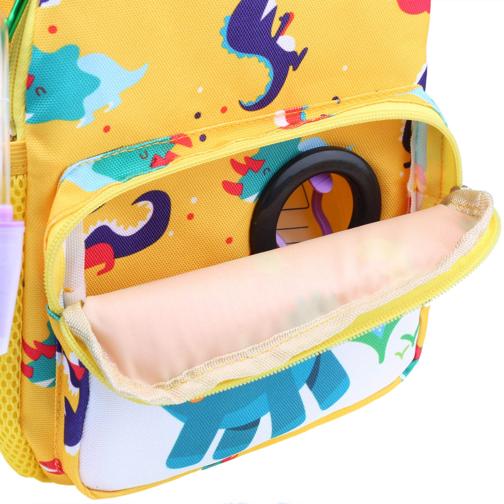 pinklilycare feeding-tube-backpack ice-pack-ready side pocket in use.