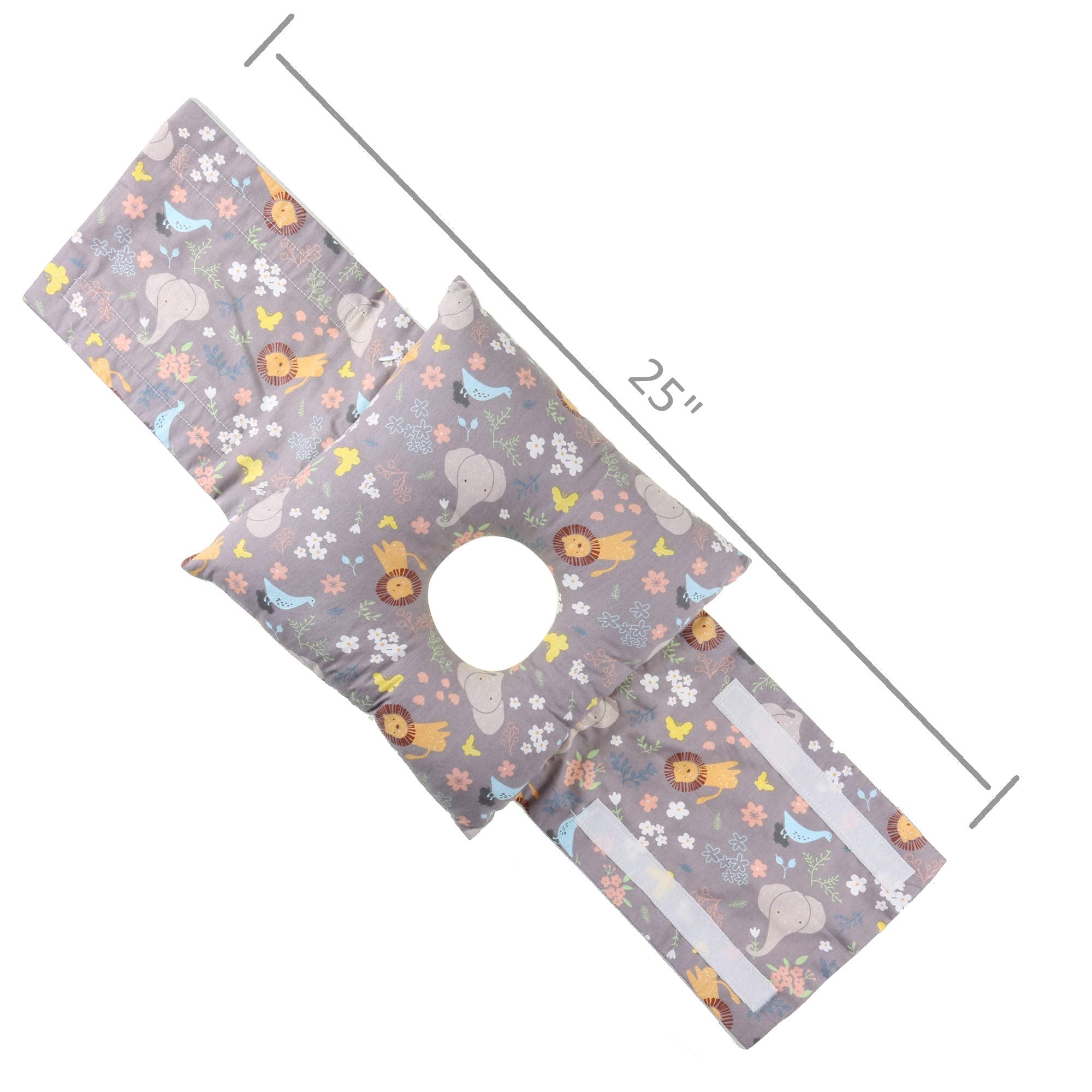 pinklilycare G Tube Pillow size and dimensions help you plan tummy time setups