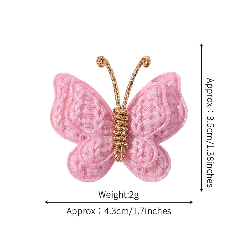 Pinkoriart butterfly hair clip crocodile clip — firm hold on fine and thick hair.