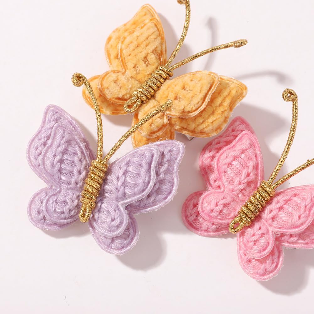Pinkoriart gift-ready butterfly clip beige set for birthdays