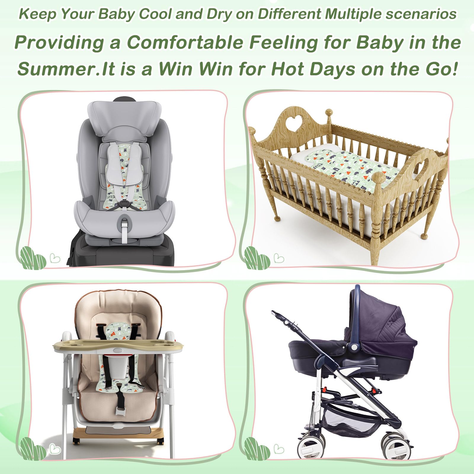 Pinkunn breathable material provides soft, skin-friendly comfort for babies.