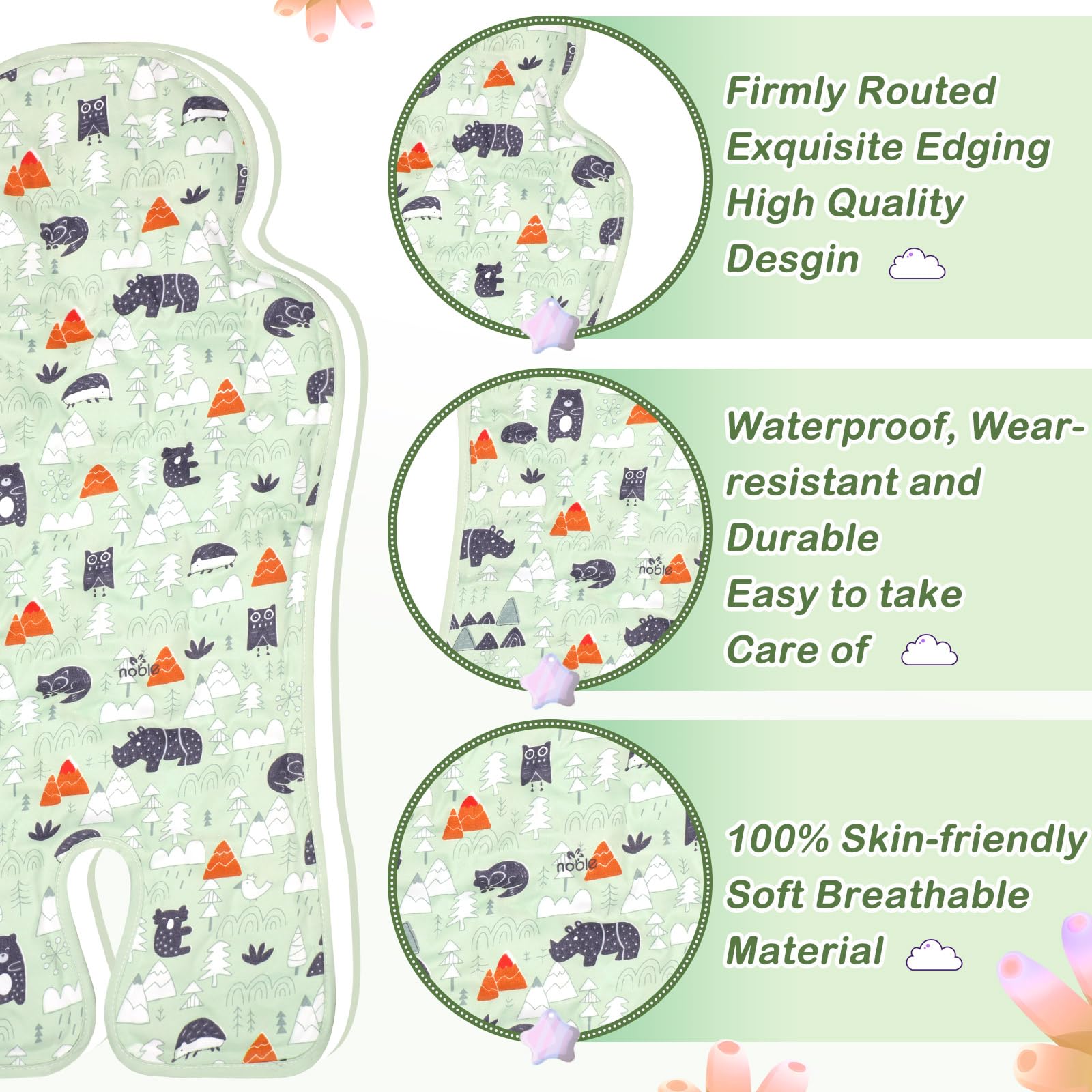 Pinkunn gel layer helps stay cool with minimal leakage risk.