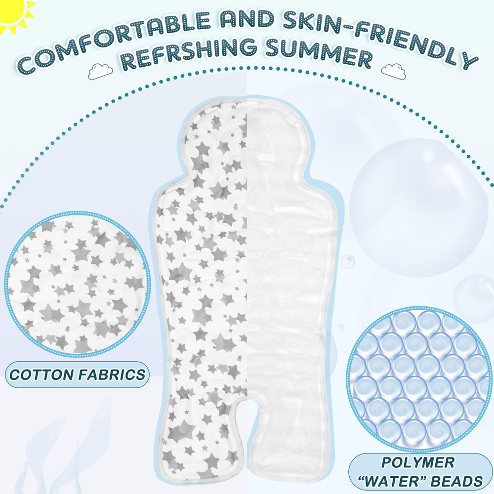 Pinkunn Gel Car Seat Cooling Pad fridge-cool option for extra chill.