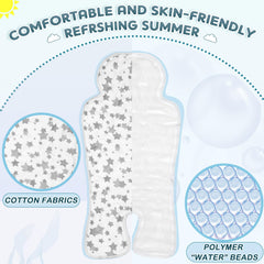 Pinkunn Gel Car Seat Cooling Pad fridge-cool option for extra chill.