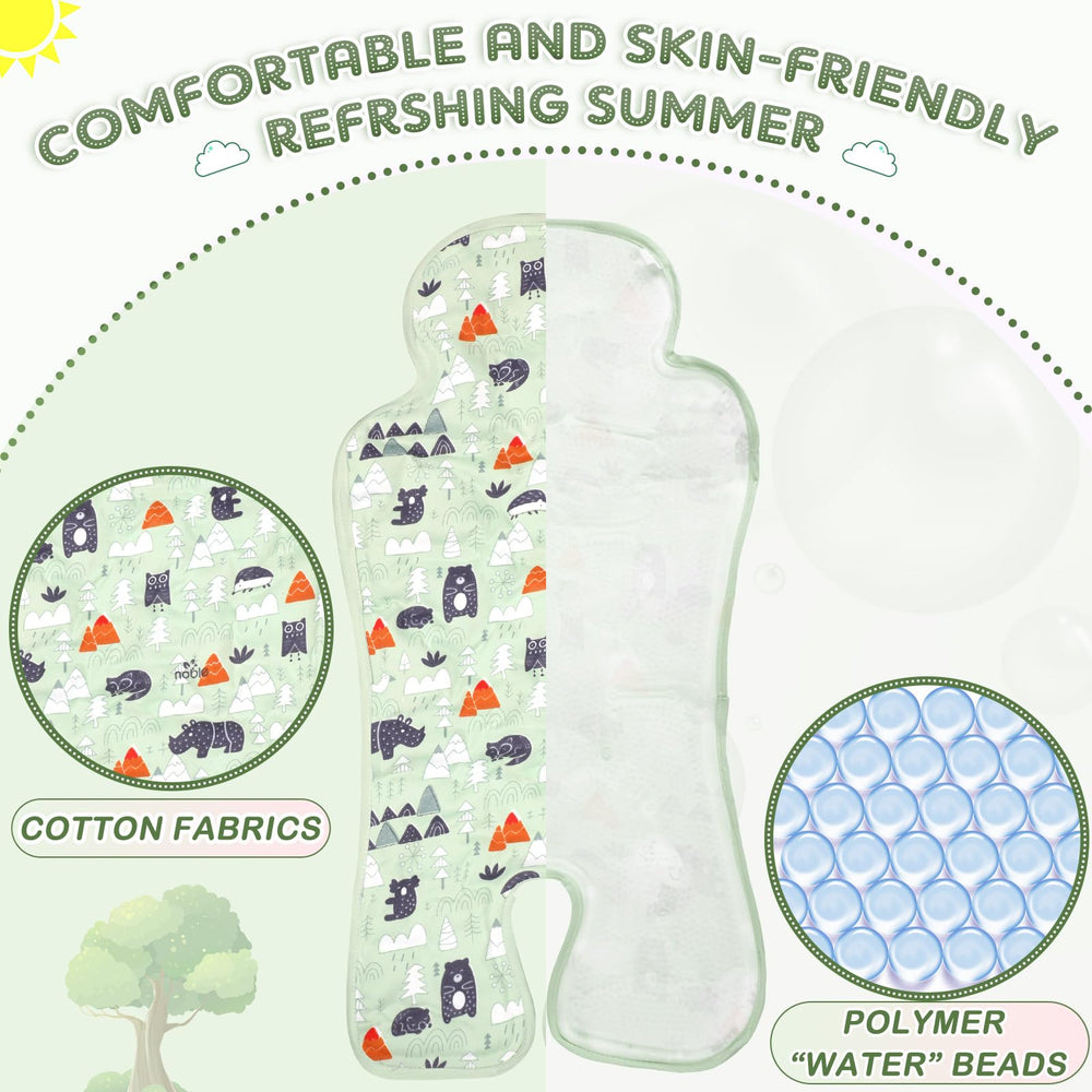 Pinkunn cooling pad in-use seat cools chairs during hot outings.
