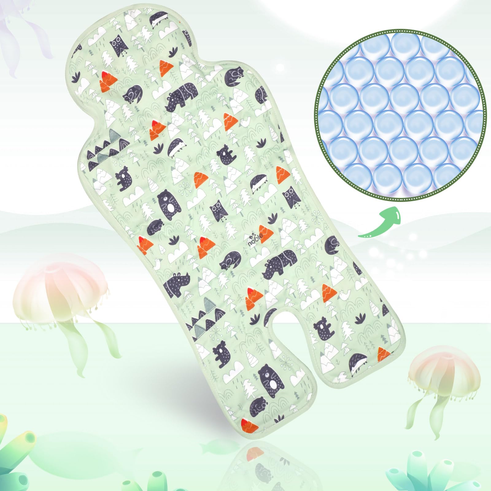 Pinkunn cooling pad packaged for compact delivery and gifting.
