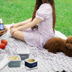 Pinnacle Kids leakproof lunch box 8oz prevents spills during transport.