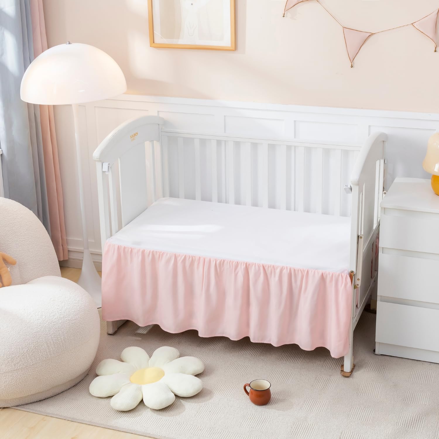 PINNKKU pinchtuck-geometry-pattern elevates nursery styling with timeless texture