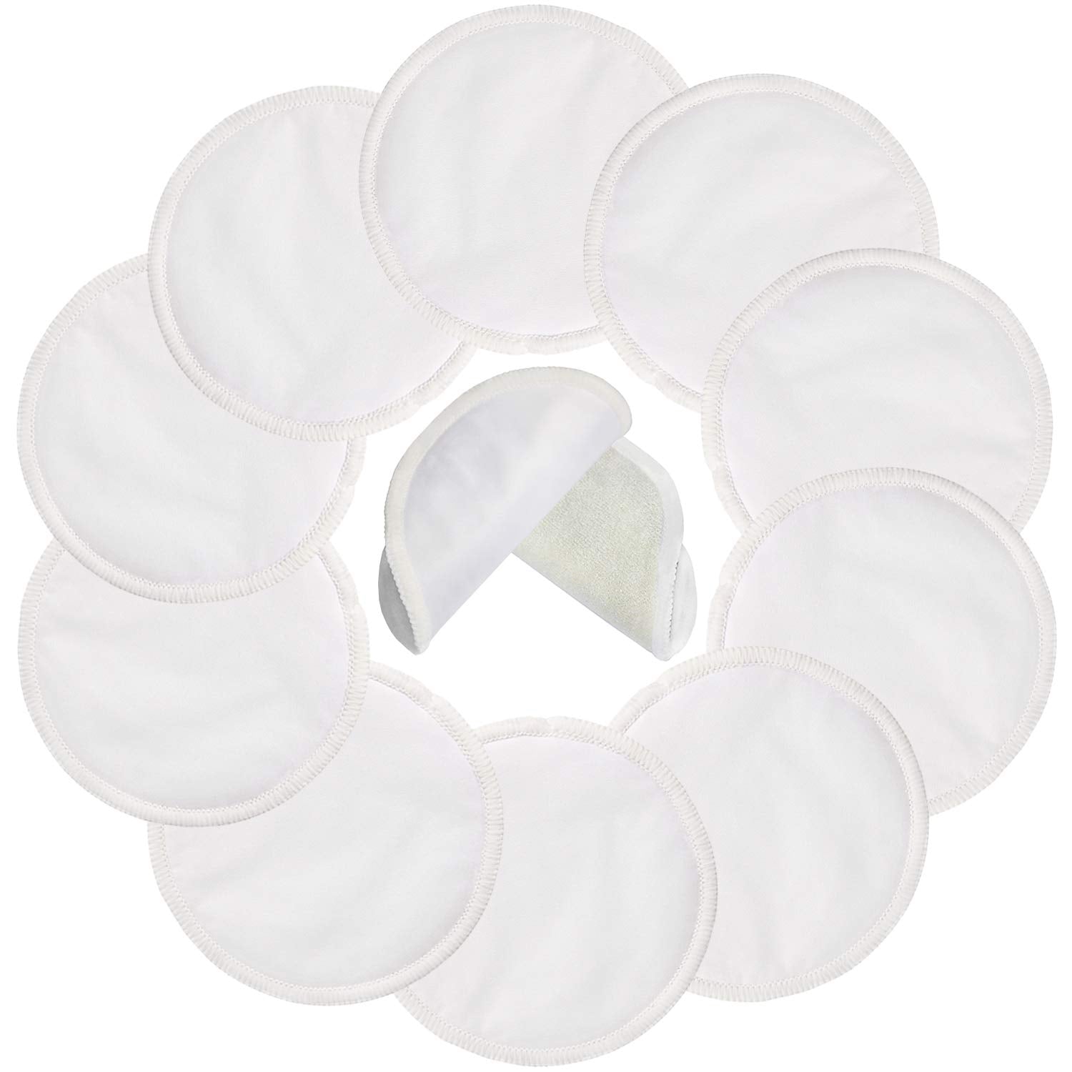 PINOWU nursing pads pack front view, 10-pack for everyday protection and comfort