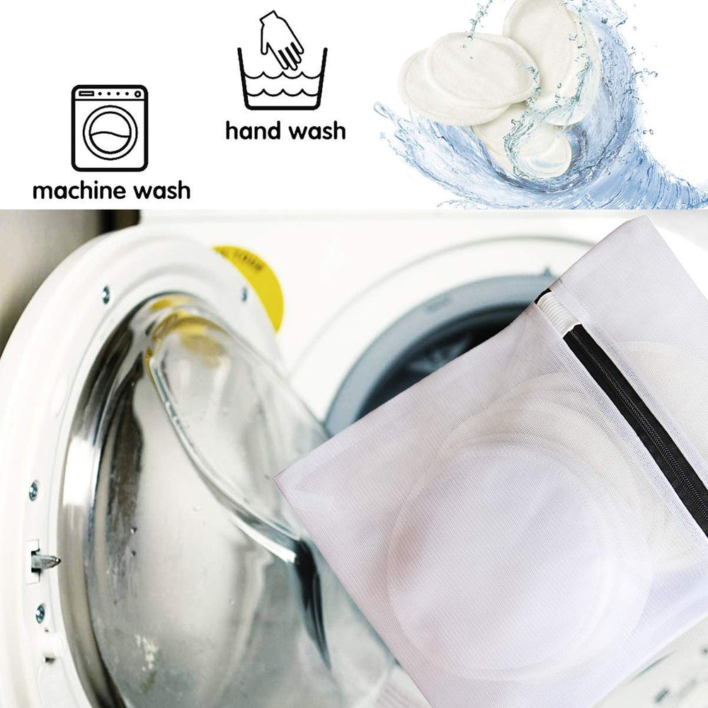 PINOWU nursing pads pack includes a free laundry bag for care