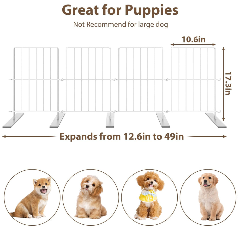 PINPON expandable gate length extension demonstrating flexible doorway fit