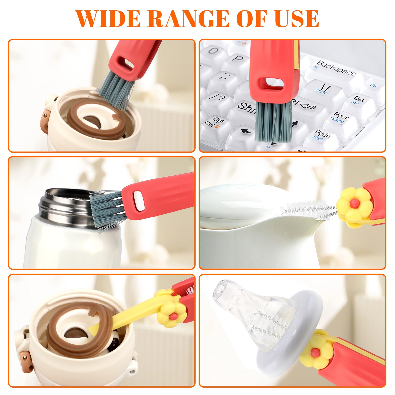 Pinsit nylon-brush-head-durability resists wear for long-lasting cleaning