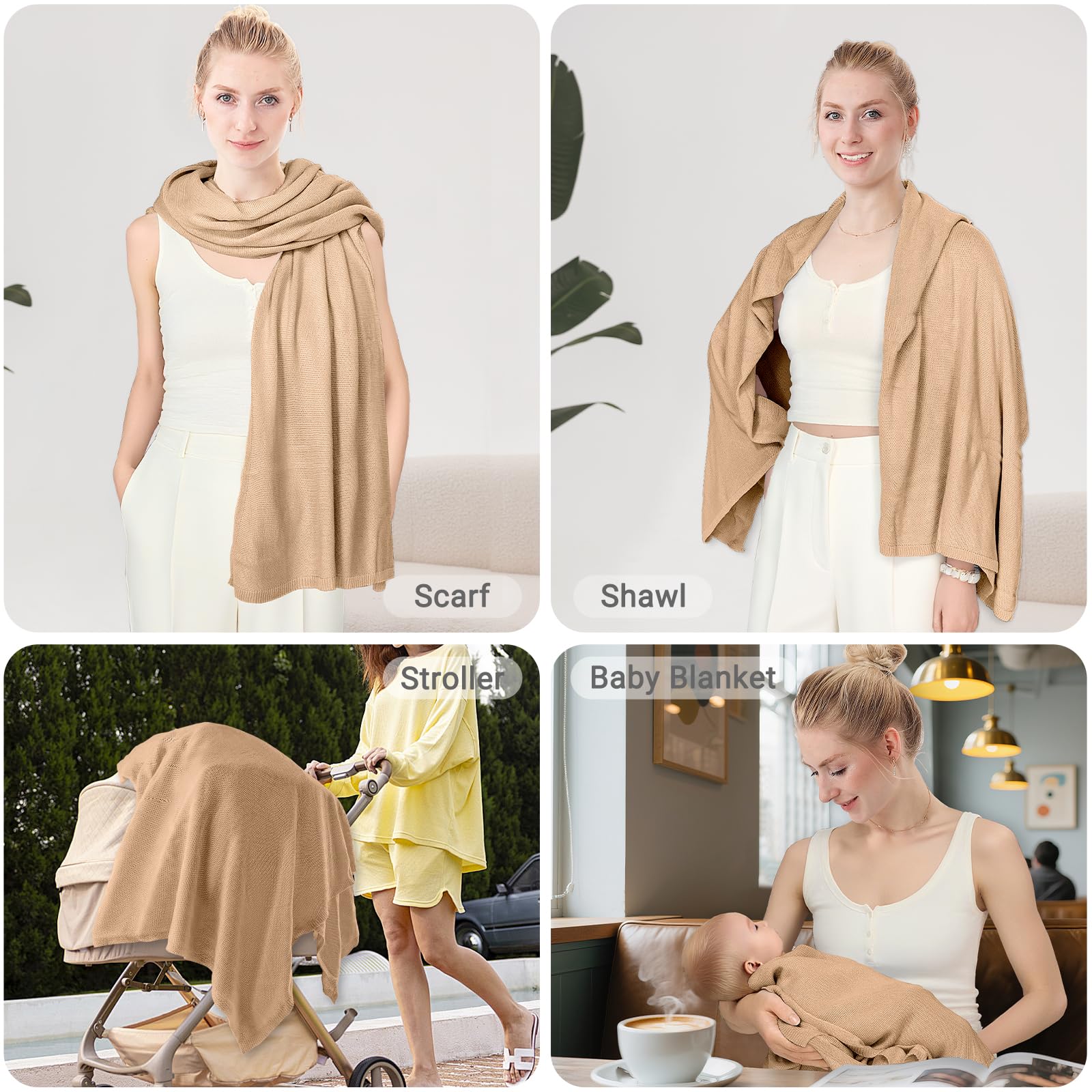 Pinuotu nursing cover includes premium laundry bag for gentle care.