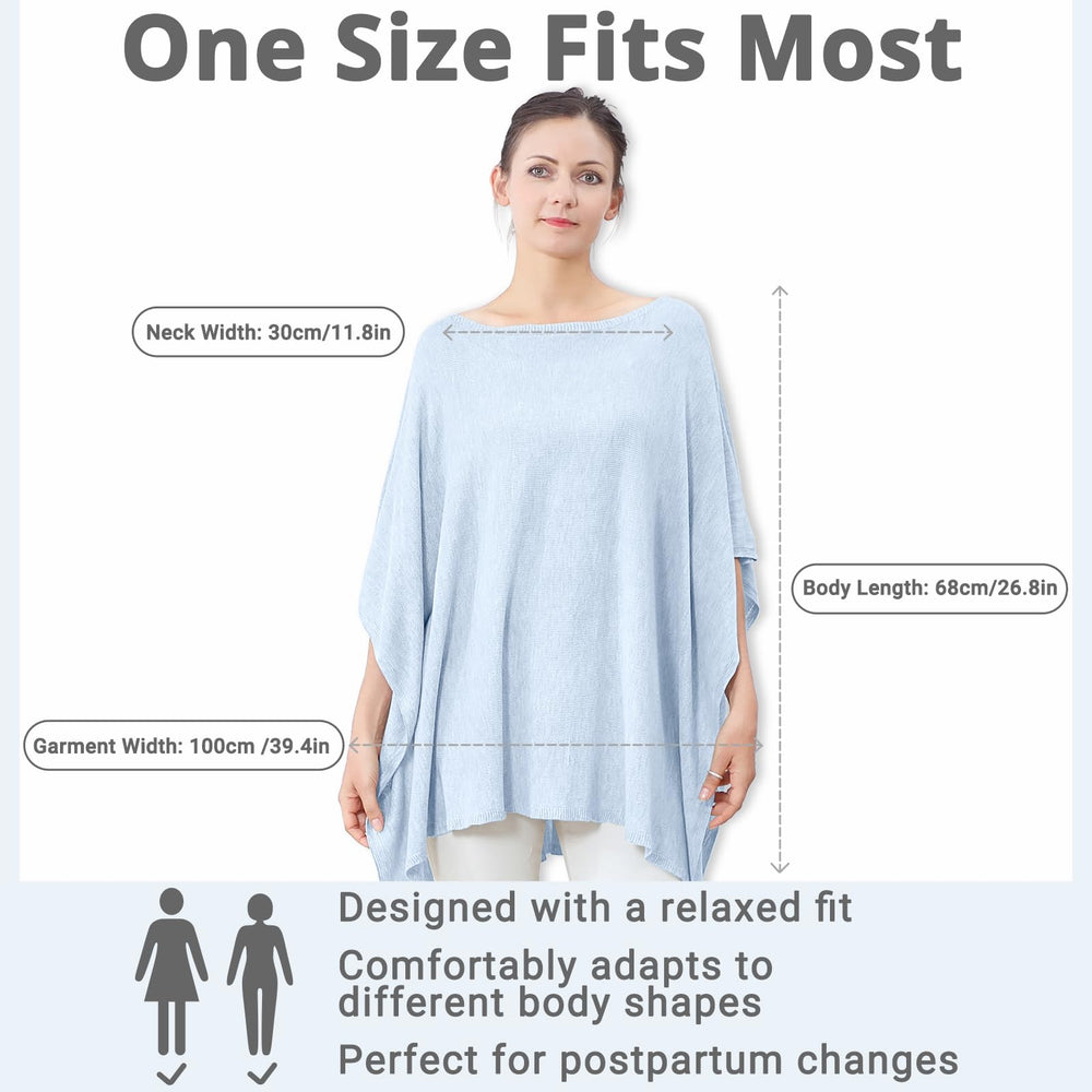 Pinuotu nursing cover with included premium mesh laundry bag for care
